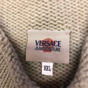 Versace Jeans mens wool cowl neck sweater XXL